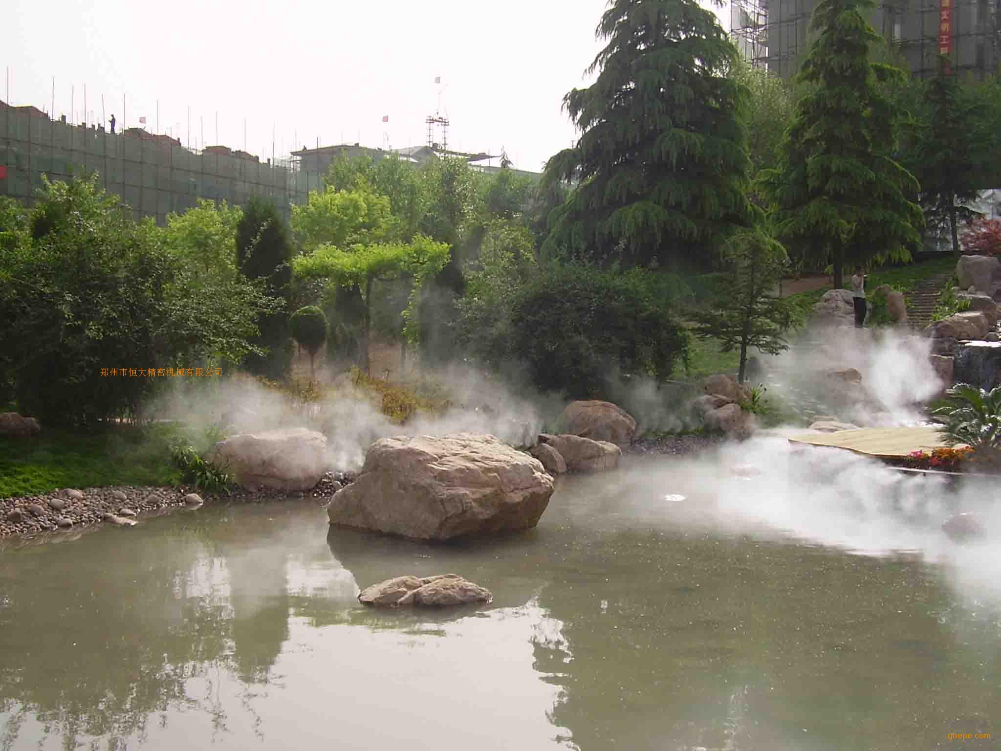 云南怒江公园景区——景观造雾